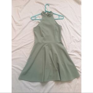 Mint green dress